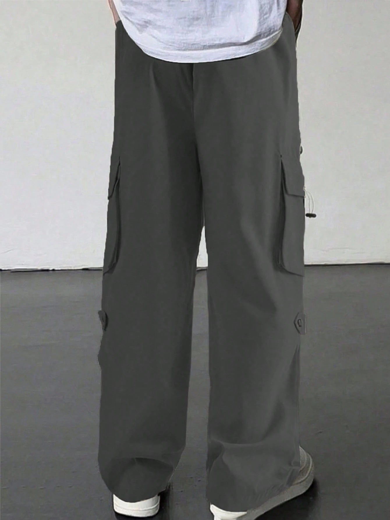 Manfinity Hypemode Loose Fit Men'S Casual Cargo Pants Baggy Cargo Pants Men