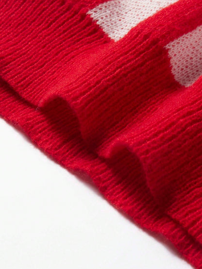 Manfinity EMRG Men'S Casual Pattern Printed Sweater