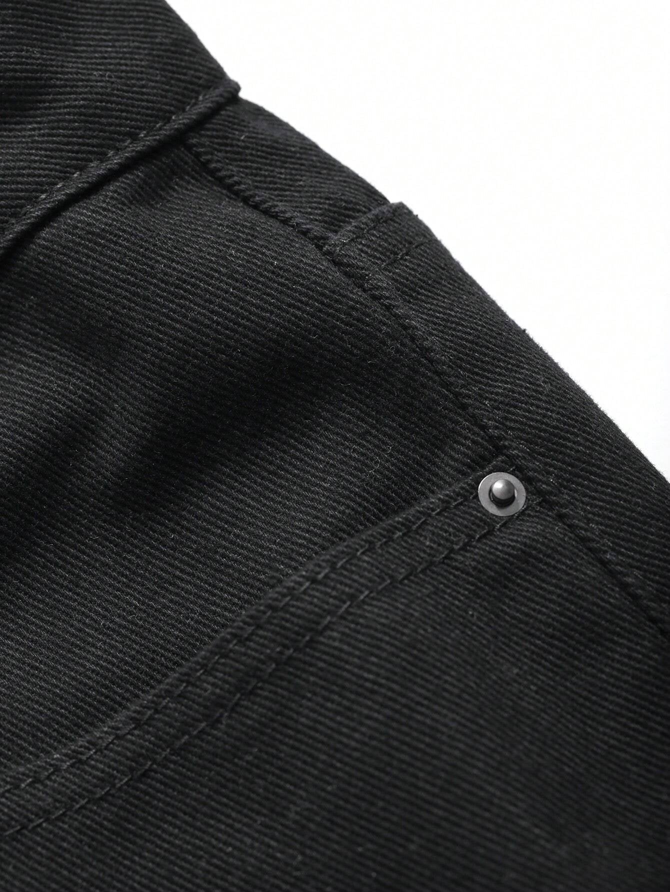 DAZY Men'S Solid Color Casual Baggy Pants